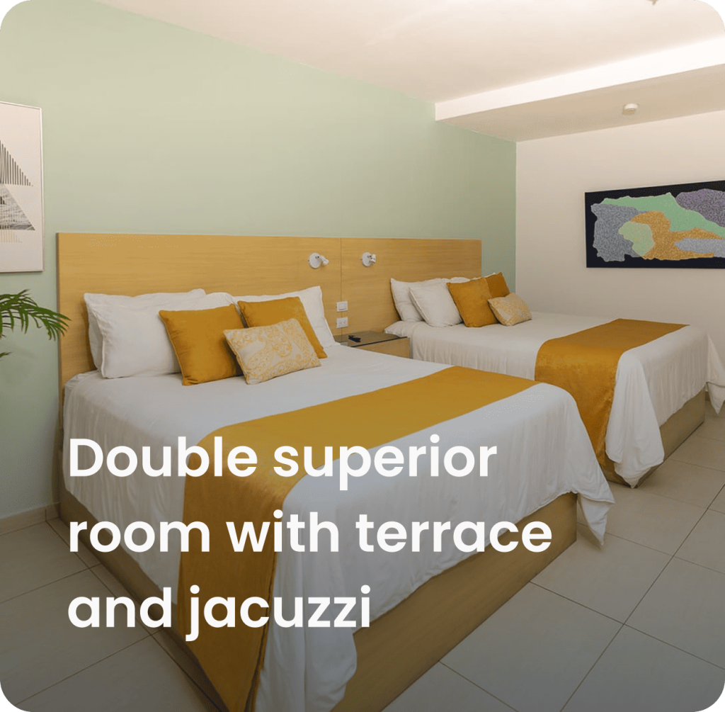 Double superior rool with terrace and jacuzzi