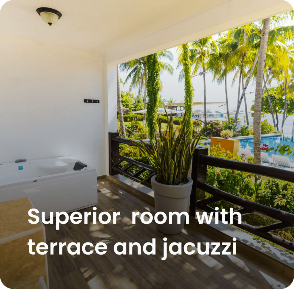 Superior room with terrace and jacuzzi